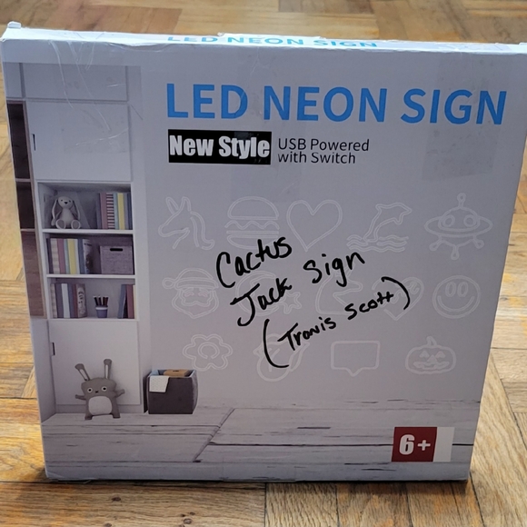 Cactus Jack LED Neon Sign - Picture 2 of 6